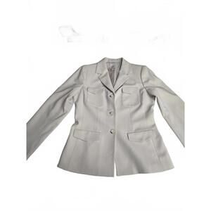 Anne Klein Women's Beige Blazer Size 8